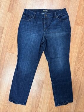 Lee Women's Dark Indigo Straight-Leg Jeans
